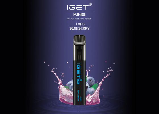 9가지 맛 2600 퍼프 IGET Vape 일회용 포드 8.5ml 6.0% 니코틴