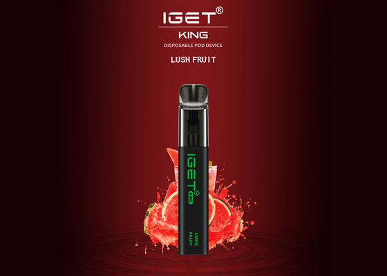 9가지 맛 2600 퍼프 IGET Vape 일회용 포드 8.5ml 6.0% 니코틴