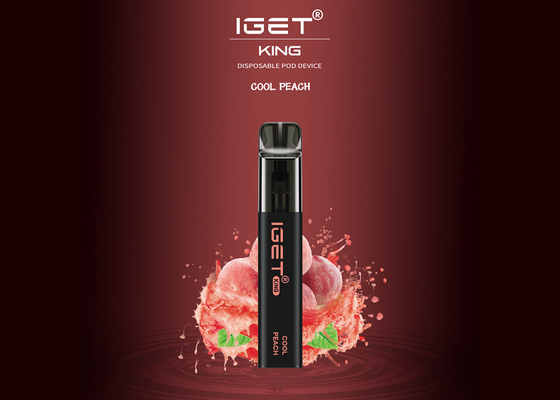 9가지 맛 2600 퍼프 IGET Vape 일회용 포드 8.5ml 6.0% 니코틴