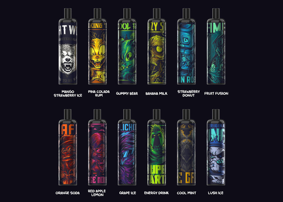 5000이지 퍼프 에포드 에너지는 12 풍미 12ML 5% 니코틴 재충전이 가능한 불연성 담배를 기화시킵니다