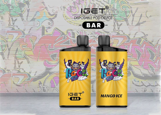 뜨거운 판매 IGET 바 3500은 13 풍미 e-담배 바페스를 내뿜습니다