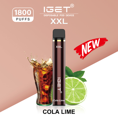 딸기 바나나 얼음 과일 비슷한 일회용 불연성 담배가 표준 IGET 바페스 IGET XXL 1800년에 헐떡입니다