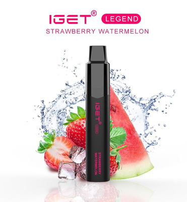 4000명의 퍼프 IGET 전설 5% 니코틴염 버릴 수 있는 포드는 펜을 기화시킵니다