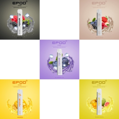버릴 수 있는 ODM / OEM EPOD 3500 퍼프 왕은 펜 5% 니코틴염을 기화시킵니다