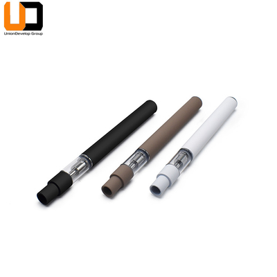 재충전이 가능한 / 버릴 수 있는 CBD THC 오일은 펜 0.5 / 1.0 밀리람베르트 요업 코일 400mAh를 기화시킵니다
