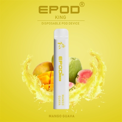 버릴 수 있는 EPOD 왕 3500 퍼프는 5% 니코틴염 15 종류 풍미와 펜을 기화시킵니다