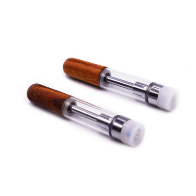 주문형 비틀림 나무로 된 마우스피스 1.6/2.0MM 510 스레드 농유 카트리지