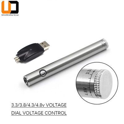 높은 품질 350mAh 재충전이 가능한 CBD 유가는 펜 배터리 510 스레드 카트리지 배터리를 기화시킵니다