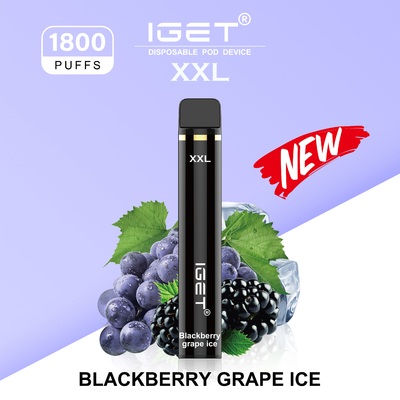 IGET XXL 일회용 장치 1800년은 헐떡입니다 - 시계풀의 열매 석류 나무 수박