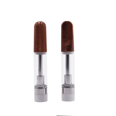 나무로 된 팁 510 스레드는 cbd 카트리지 0.5 밀리람베르트 능력 세라믹 코일을 기화시킵니다