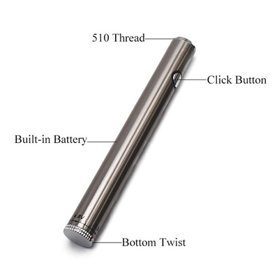 전력 아웃 풋 깊이인 B1 배터리 최대는 350 mah 다이얼 전압 불연성 담배를 누릅니다 - 단일 배터리