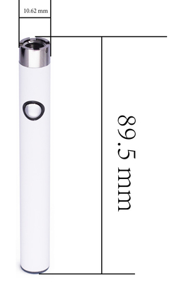 B9 배터리 버튼 350 mah 아드주테이블 전압 cbd는 배터리 -2.8~3.5~4.2V를 기화시킵니다