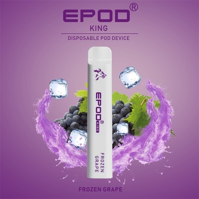 10ML 재충전이 가능한 EPOD 버릴 수 있는 850 mah 배터리와 3500 퍼프를 기화시킵니다