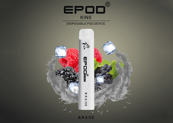 10ML 재충전이 가능한 EPOD 버릴 수 있는 850 mah 배터리와 3500 퍼프를 기화시킵니다