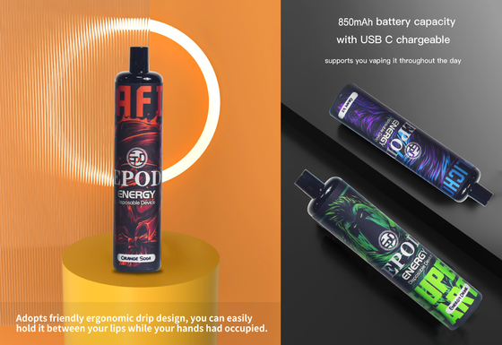 850 mah 프리 채워진 EPOD 버릴 수 있는 재충전이 가능한 담배 장치를 기화시킵니다