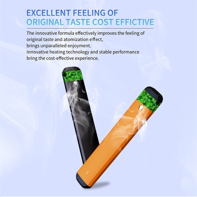 쿠스토미즈드 Cbd 불연성 담배 280mAh 재충전이 가능한 일회용은 포드 0.5 밀리람베르트 / 1 밀리람베르트를 기화시킵니다