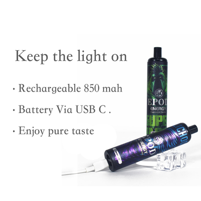 망고 EPOD 일회용 Vape 충전식 주문 전자 담배
