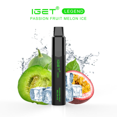 버릴 수 있는 12 밀리람베르트 용량 IGET 전설 4000 퍼프는 1350mAh 배터리로 기화합니다