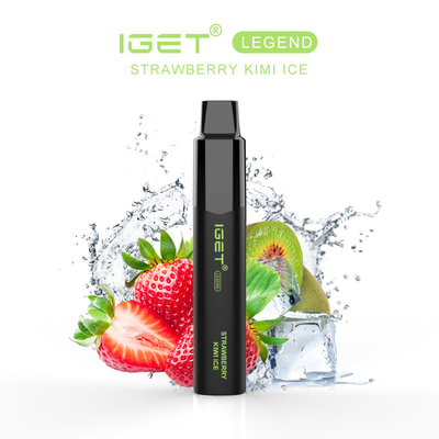 버릴 수 있는 12 밀리람베르트 용량 IGET 전설 4000 퍼프는 1350mAh 배터리로 기화합니다